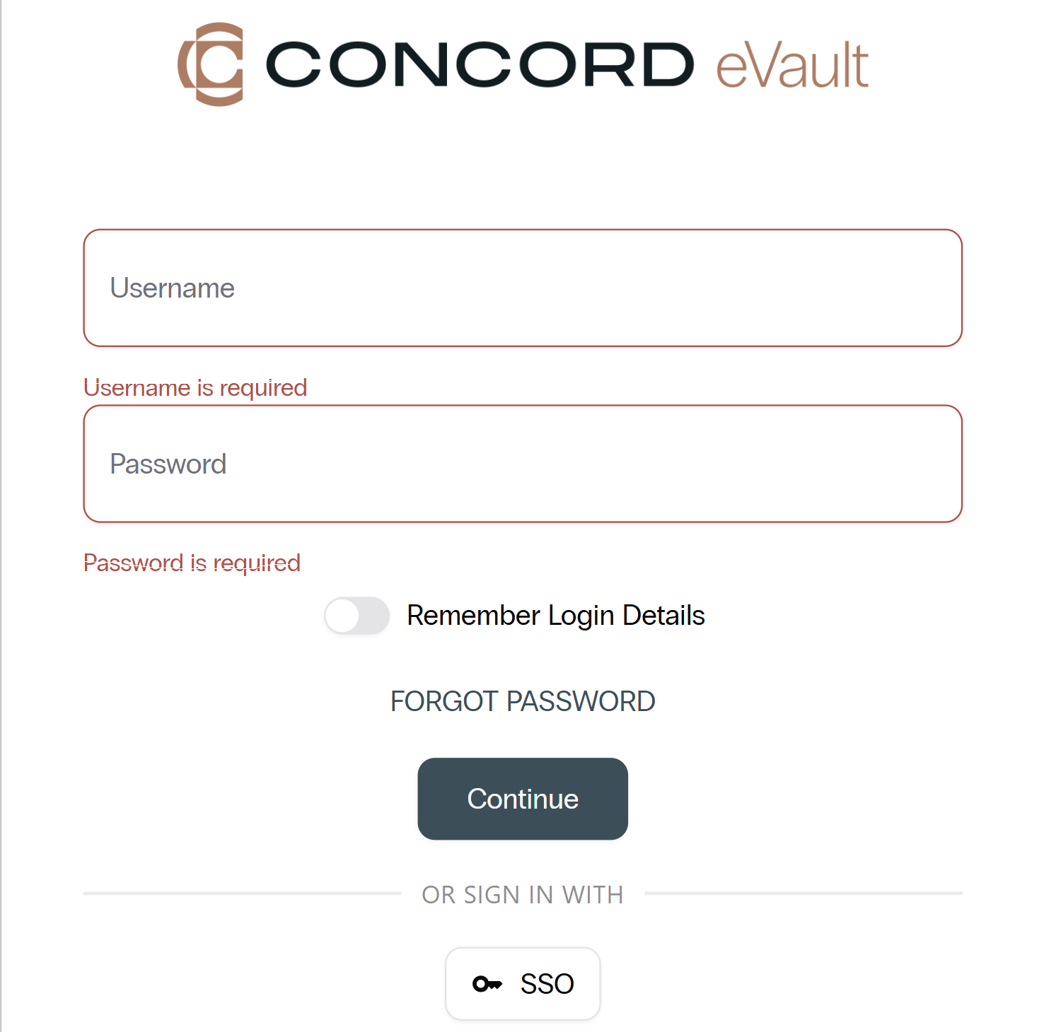 Sign-in Screen
