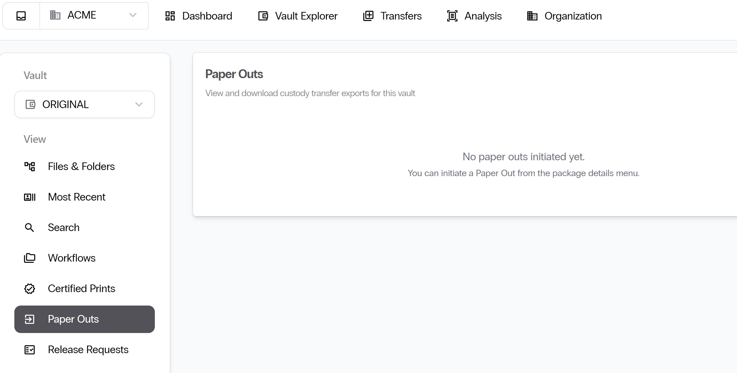 Paper Outs
